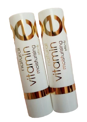 2 barras hidratantes naturales perfectamente puras con vitamina E bálsamo labial para el cuidado de la piel lápiz labial Foto 1 de 4