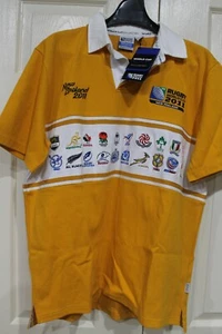 NUEVA CAMISETA VINTAGE RUGBY UNION NZ WORLD CUP 2011 PARA HOMBRE TALLA GRANDE - Imagen 1 de 3