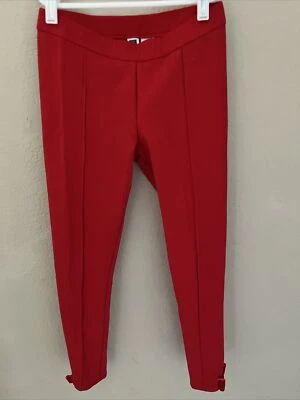 Pantalones Ponte Janie And Jack Rojo Con Lazos De Terciopelo 12 Foto 1 de 4