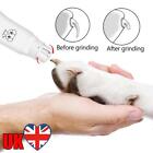 Dog Nail Grinder Pet Nail Clippers Battery Powered Super Quiet For Dogs Cats