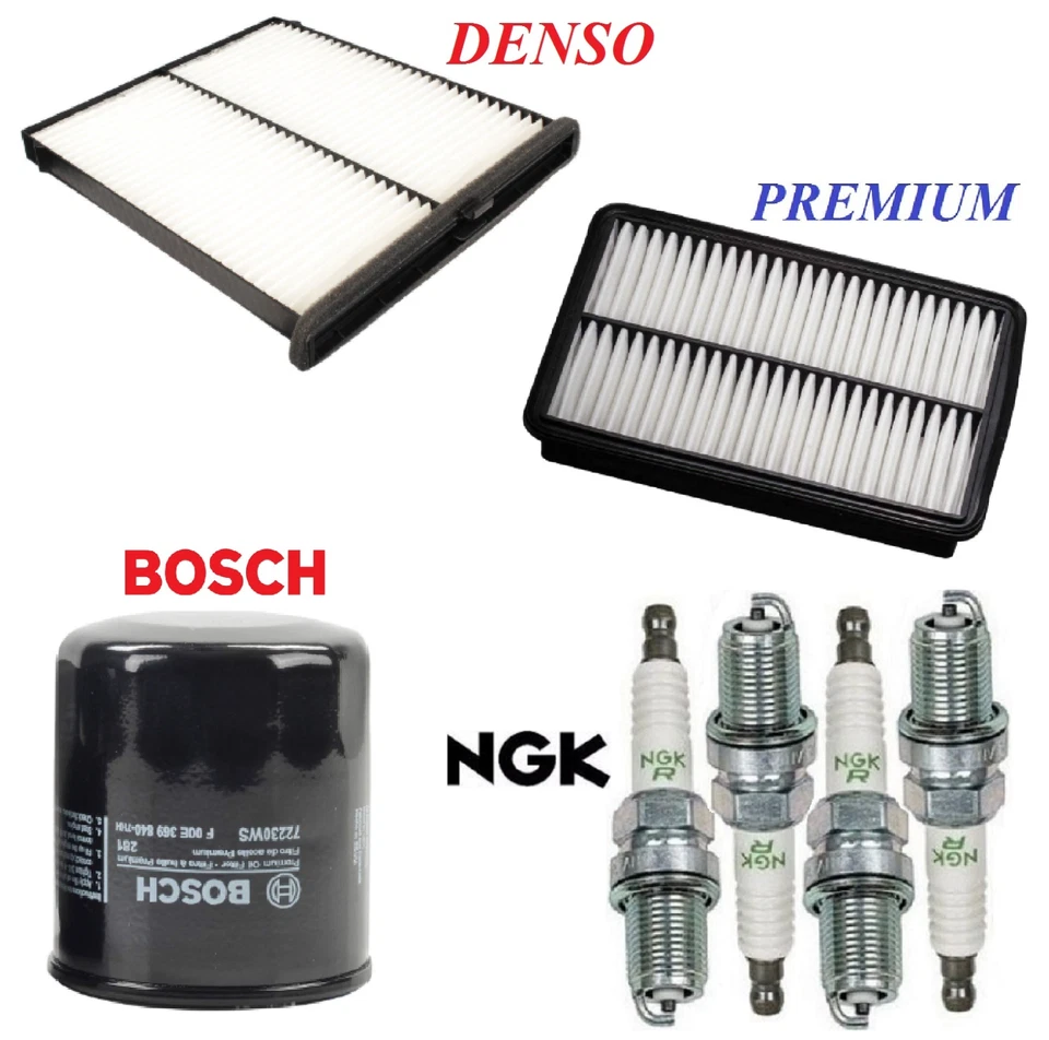 Kit de puesta a punto filtros de aceite de cabina de aire bujías para MAZDA CX-5 L4 2,5 L 2017 Foto 1 de 1