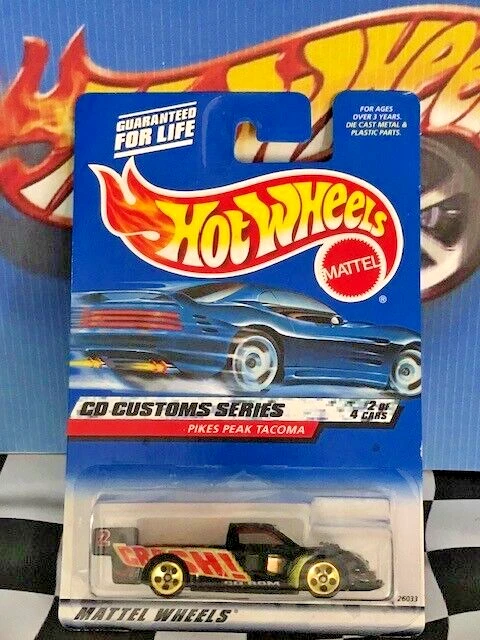 Hot Wheels 2000 CD Customs Series 2/4 030 Pikes Peak Tacoma 5DOT Gold Variation - Image 1 of 1