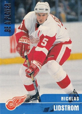 1999-00 In The Game Be A Player Nicklas Lidstrom #3 NM/MT DETROIT RED WINGS - Image 1 of 2