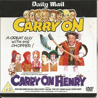 CARRY ON HENRY - MAIL PROMO DVD - Image 1 of 2