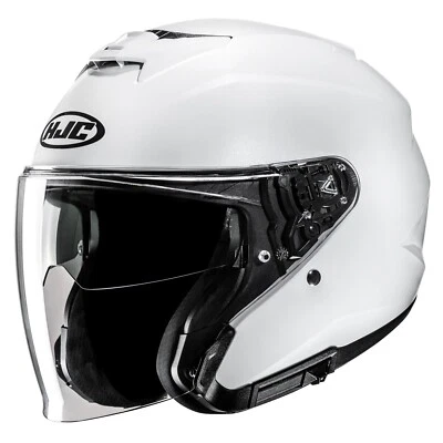 HJC i31 Sun Shield Motorcycle Helmet White XL Extra Large I-31 DOT USA Foto 1 de 4