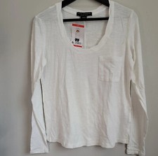 Social Standard by Sanctuary Women's Dylan Scoop Tee (White M)