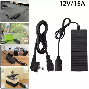 230V AUF 12V KFZ NETZADAPTER NETZTEIL 15A 180W auf 12 Volt SPANNUNGWANDLER DE - Bild 1 von 10