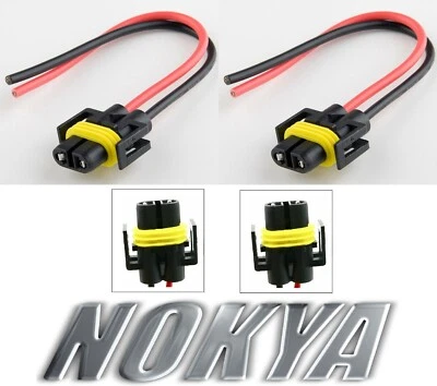 Nokya Wire Harness Pigtail Female 880 Nok9108 Fog Light Socket Plug Connector - Image 1 of 3