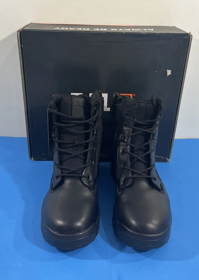 5.11 Men's 12 ATAC 2.0 Storm 6" Military and Tactical Boots Black Style 12394