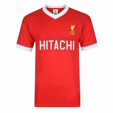 Liverpool FC Retro 1978 Hitachi Red Home Jersey Officially Licensed Cover