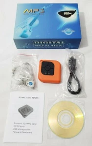 New Digital MP3 Media Player Set Earphones, USB Cable, Driver Disc Manual Bundle - Picture 1 of 10