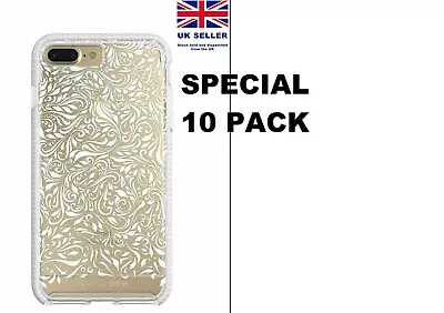 10  Pack Tech21 Evo Check Lace Case Cover iphone 7+ 8+ 5.5" White Clear T21-5676 - Image 1 of 4