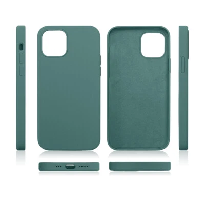 Силиконовый чехол бампер защитный чехол телефона чехол для iPhone 12 и 12 Pro - красный - Изображение 1 из 4