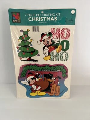 Disney MICKEY & FRIENDS 7 PIECE Christmas DECORATING KIT SPORTS EUREKA  98422  - Image 1 of 2