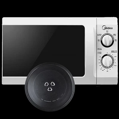 245mm Microwave Oven Glass Disc Tray Turntable Y type bottom Flat Pallet Pla _wo - Image 1 of 4