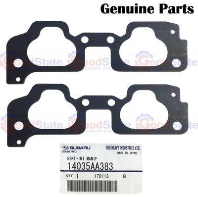 GENUINE Subaru Outback Liberty Legacy 1999 - 2010 Inlet Manifold Gasket Set of 2 - Image 1 of 2