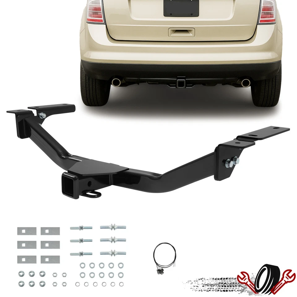 2" Receiver Class 3 Trailer Hitch Towing For Ford Edge 07-14/Lincoln MKX 07-15 Foto 1 de 4
