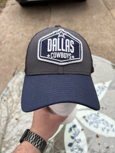 Dallas Cowboys Hat New Era 9Forty SnapBack Star Mesh Back Team Cap Trucker EUC - Picture 1 of 6