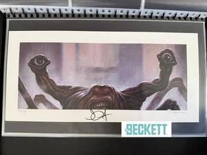 JOHN CARPENTER SIGNED THE THING Norris EWAF Jason Edmiston Giclee Print (D - Picture 1 of 1