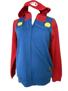 Super Mario Cosplay, Boys Large Youth Hoodie, Jacket, Costume, Fleece - Picture 1 of 7