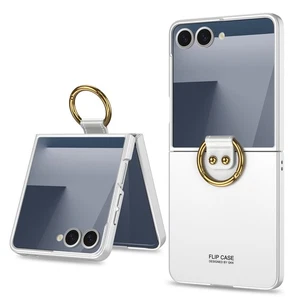 Slim Hard Case For Samsung Z Flip 7 5G 2025/Flip 6 Mag-Safe Cover w/ Ring Stand - Picture 1 of 17