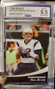 2016 Leaf - Limited Edition Tom Brady #4 CCG 9.5 - Bild 1 von 2