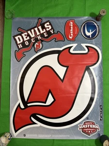 NHL Hockey New Jersey Devils Logo Fathead Aufkleber 38x39" LESEN - Bild 1 von 18