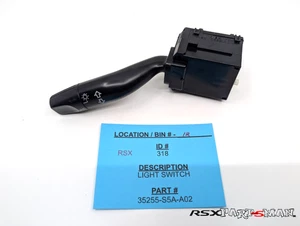 ACURA RSX Honda 35255-S5A-A02 LIGHT Switch Assembly, Lighting & Turn Signal - Picture 1 of 7