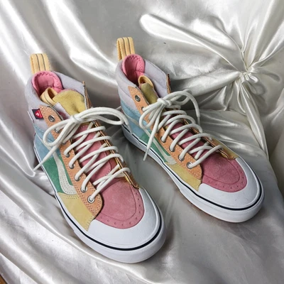 VANS SK8 ULTRACUSH PASTEL MULTICOLOR TENNIS SHOES- WOMEN SIZE 8 / MEN SIZE 6.5 - Image 1 of 4