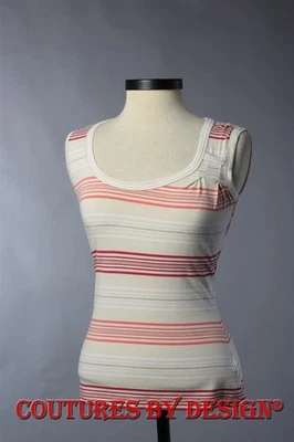 St John Knits Jersey Tank,Top,Shell Palomino Multi Sz Small NWT MSRP $495 - Image 1 of 2