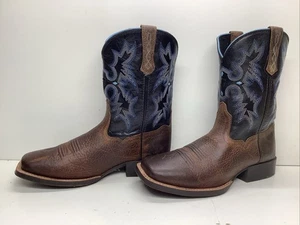 BOTAS VAQUERAS ARIAT 4 LR PUNTA CUADRADA MARRÓN NIÑOS TALLA 4 - Imagen 1 de 9
