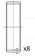 BB2029-STD FAI AutoParts Connecting Rod Bearing for MERCEDES-BENZ - Image 1 of 1