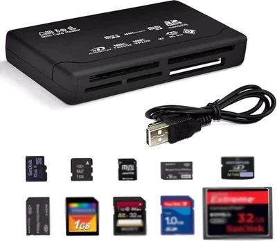 Lector de Tarjetas de Memoria Mini 26-EN-1 USB 2.0 Alta Velocidad Para CF xD SD MS SDHC Lote EE. UU. Foto 1 de 4