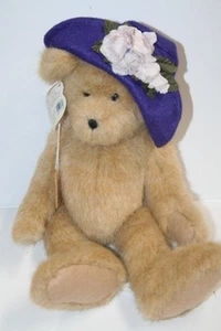 Boyds Bears 12" "Karissa" - Heart to Heart Collection lila geblümt Mütze neuwertig - Bild 1 von 6