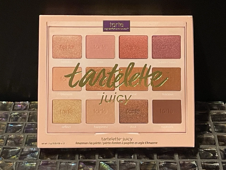 Tarte ~ Tartelette Juicy Amazonian Clay Eyeshadow Palette 12 Colors *New In Box - Image 1 of 1