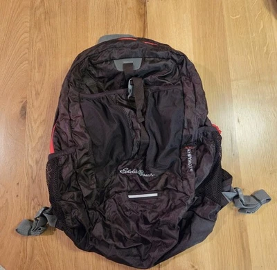 Eddie Bauer Stowaway 30L Packable Backpack Light Weight Travel Hike Daypack Plum - Image 1 of 2