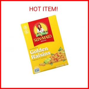 Sun-Maid California Golden Raisins (12oz Sharing-Size Box) Dried Fruit Snack for - Picture 1 of 2