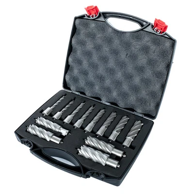 Evolution 12pc 2 in. Depth Annular HSS Mag Drill Cutter Set 7/16 To 1-1/8 in. Wi - Image 1 of 2