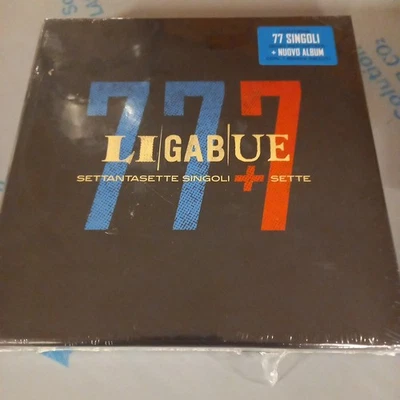 LIGABUE BOX CD 77 SINGOLI + 7 INEDITI NUOVO  SIGILLATO PERFETTO FUORI CATALOGO - Immagine 1 di 4