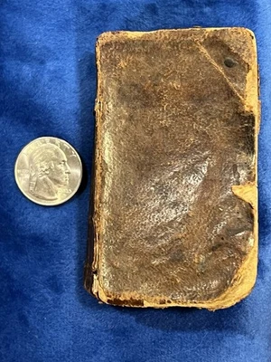 Collection Of Hymns 1832 Methodist Rev John Wesley Miniature Book Bible Church - Image 1 of 4