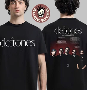 Camiseta Deftones Gira UE y Reino Unido 2026 Horario Fechas Gira Dos Caras - Imagen 1 de 3
