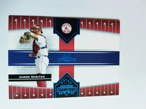 JASON VARITEK 2005 DONRUSS CHAMPIONS IMPRESSIONS BLUE #10/100 RED SOX #25 - Picture 1 of 6