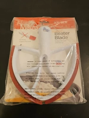 Nueva hoja batidora original Metro KA-6LR funciona con la mayoría KitchenAid tazón de 6 o 7 cuartos-L Foto 1 de 4