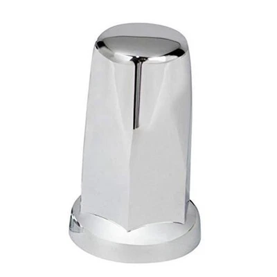  10059 - Juego de cubierta de tuerca de rueda - 33 mm X 3,25" cubierta de tuerca alta de plástico cromado  Foto 1 de 4