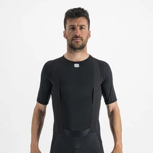 Sportful Midweight Short Sleeve Base Layer S Black - Picture 1 of 1