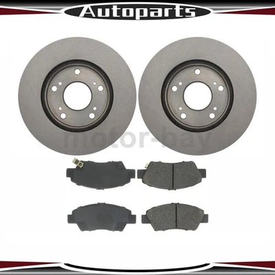 Kit de rotores y pastillas de freno de disco delanteros para Honda CR-Z 2011 2012 2013 2014 2015 Foto 1 de 4