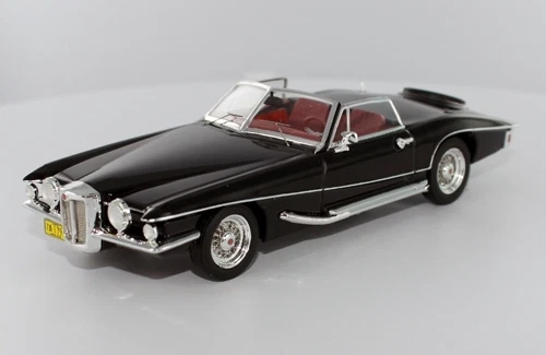 PremiumX 1:43 PRD120 Stutz Blackhawk Convertible 1971 Black NEW - Immagine 1 di 1