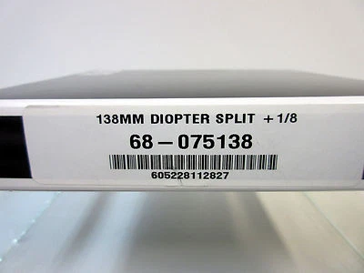 New Schneider 138mm +1/8 Split-Field Diopter Lens Close-up Filter MFR #68-075138 - Image 1 of 4