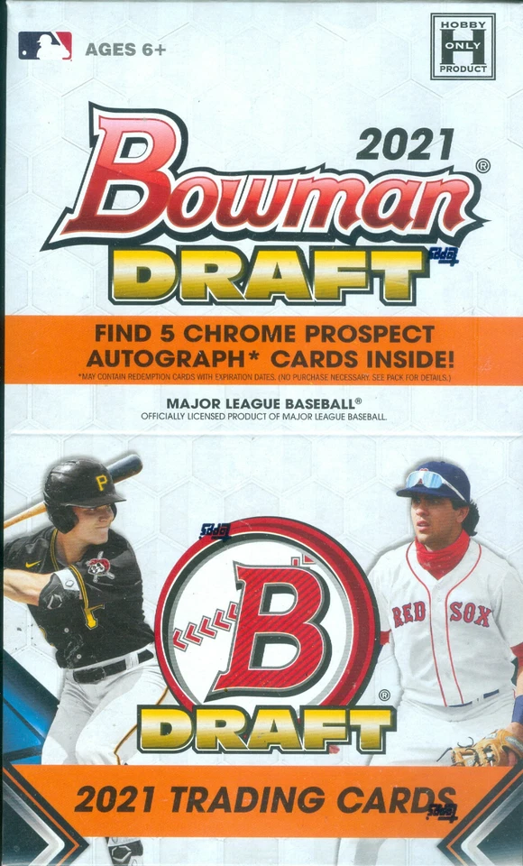 2021 Bowman Draft Baseball Super Jumbo Hobby Box - 5 autos - Image 1 of 1