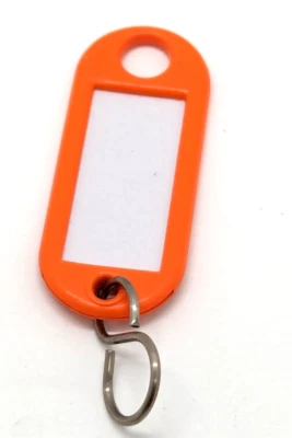 5 llaveros con agujero, gancho m.S naranja - Imagen 1 de 4